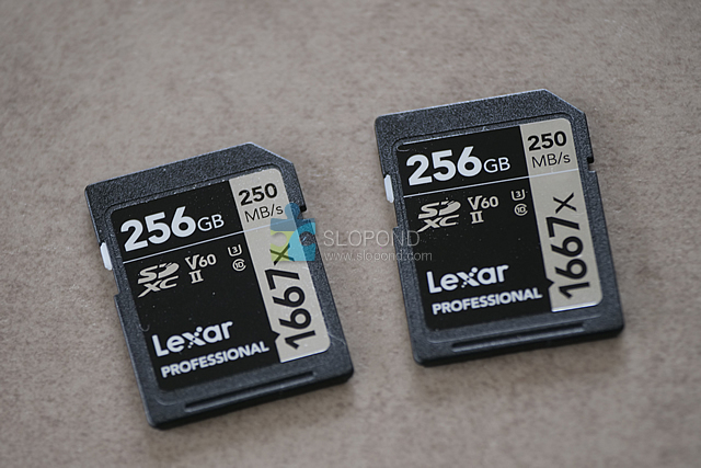G9 PROで4K 10bit Log撮影のためにSDカードを買い替えた