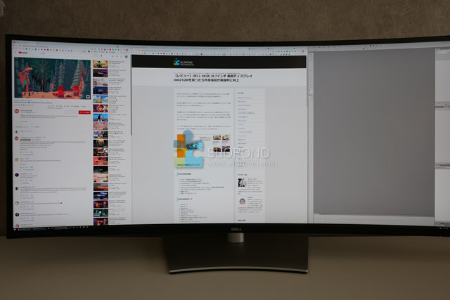 【レビュー】DELL 5K2K 39.7インチ 曲面ディスプレイ U4021QWを買ったら作業環境が飛躍的に向上