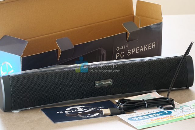 【レビュー】KTSOUL スピーカー G-314型-1を買ってみた